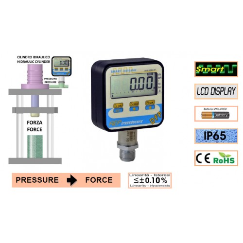 Manomètre digital pression E2 - Fonction enregistreur - Instrumentys