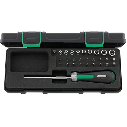 Coffret porte embouts à cliquet 29 pièces