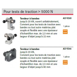 ACCESSOIRES POUR MACHINE DE TRACTION ET BANC D ESSAIS