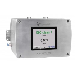 Mesure de  présence d' huile dans air comprimé suivant ISO 8573-1