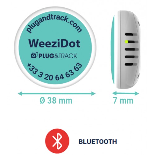 Enregistreur Bluetooth de température et hygrométrie weezidot