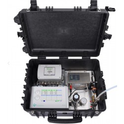 Mesure de  présence d' huile dans air comprimé suivant ISO 8573-1
