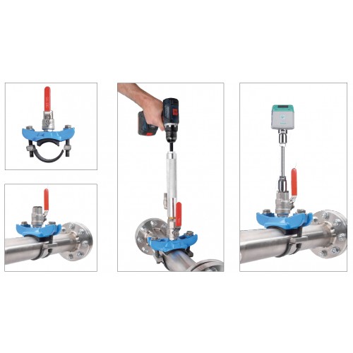 collier et manchon de piquage pour air comprimé