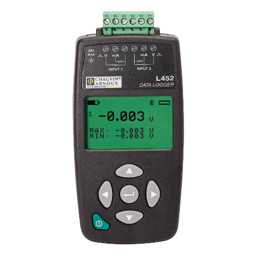L452 Enregistre 4-20 mA 0/10 V pulses